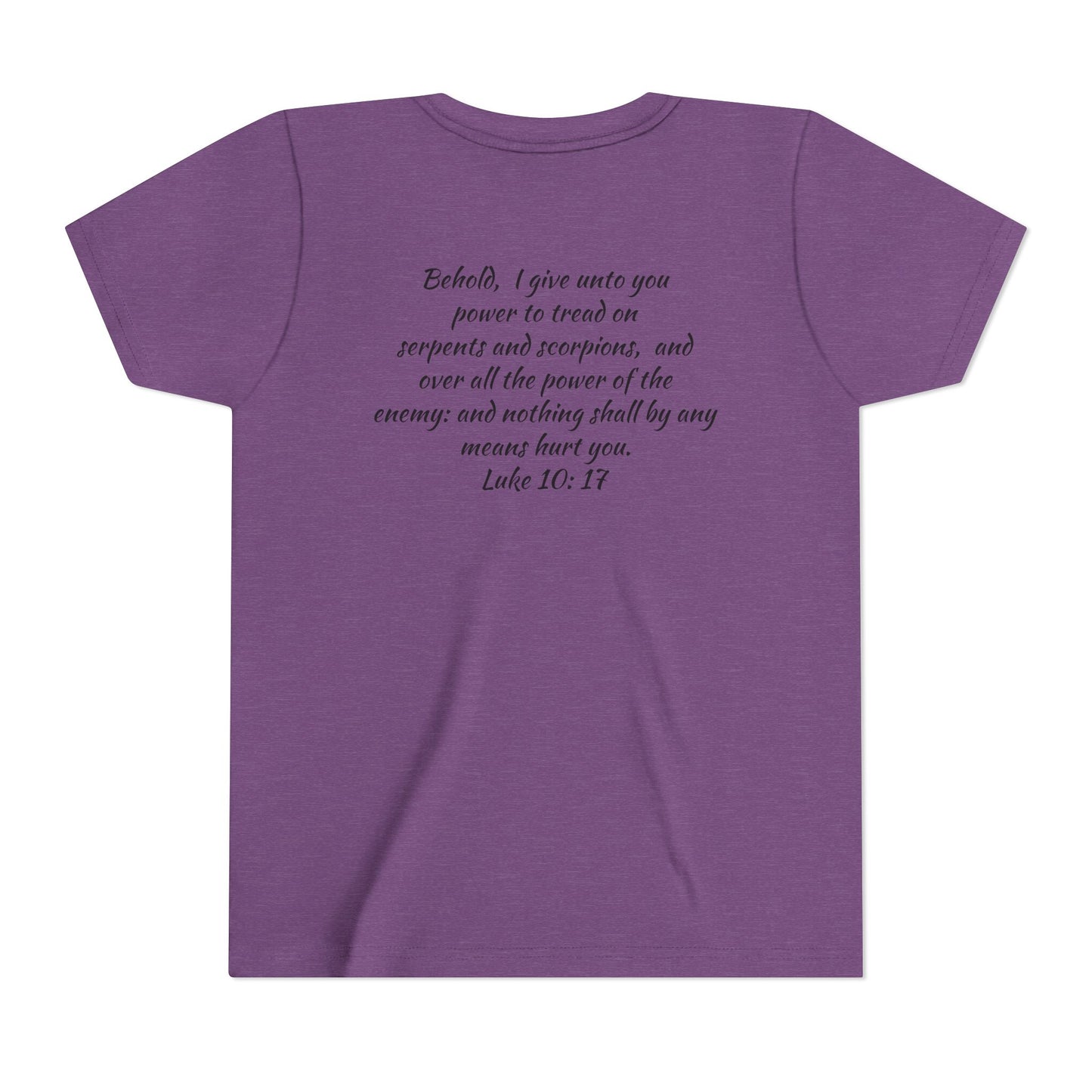 Youth Short Sleeve Tee - Let Me Cook! with Inspirational Bible Verse
