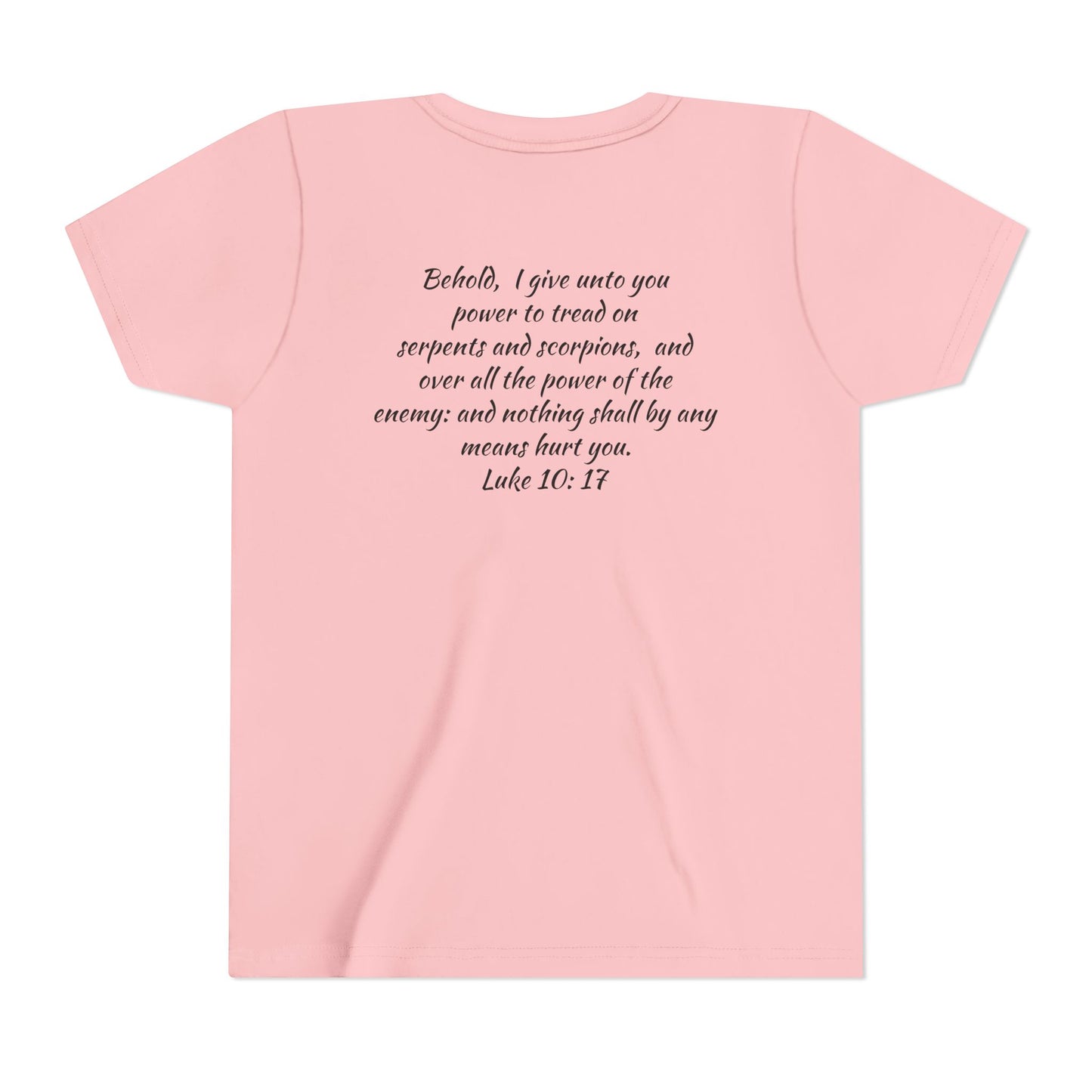 Youth Short Sleeve Tee - Let Me Cook! with Inspirational Bible Verse