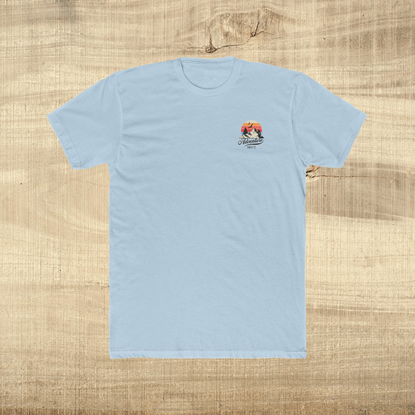 Adventure Awaits Mountain Sunset T-Shirt