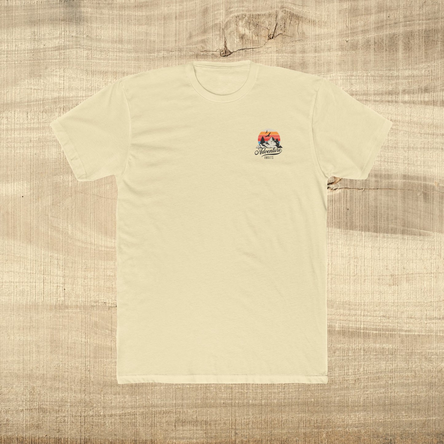 Adventure Awaits Mountain Sunset T-Shirt