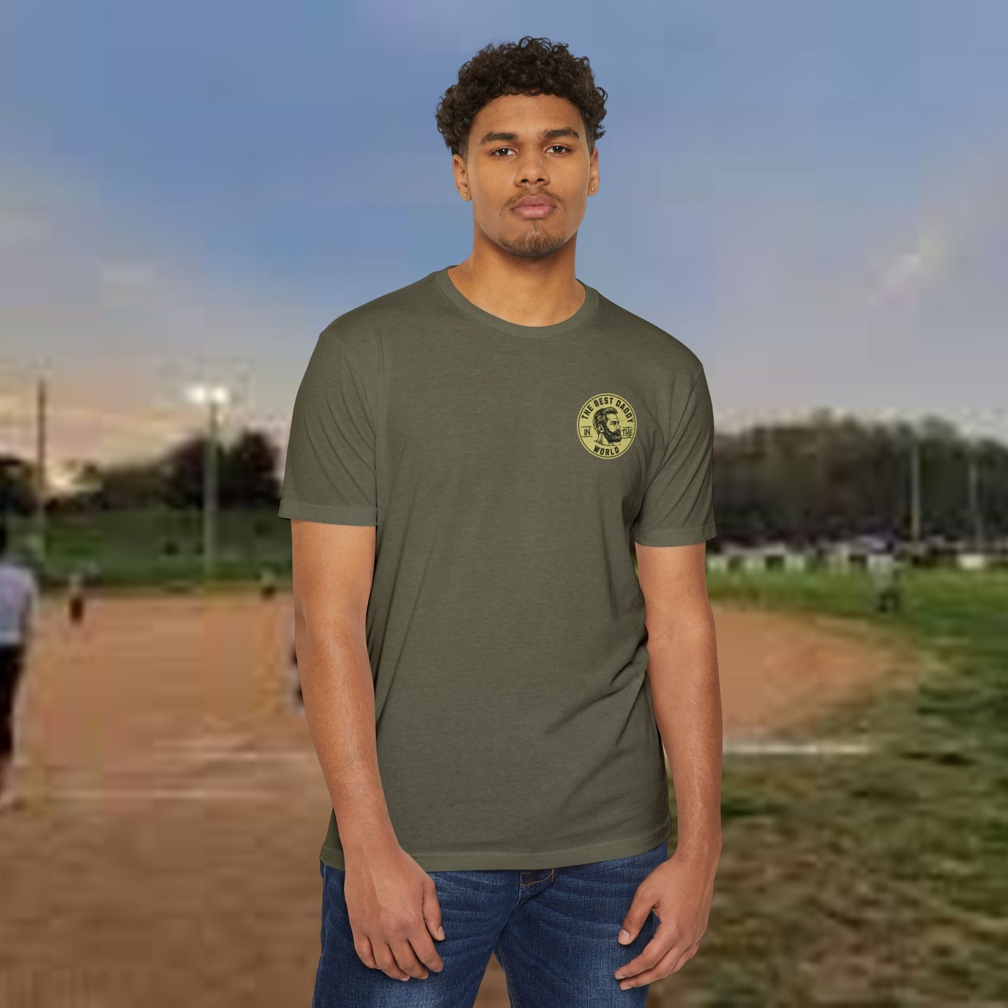 "The Best Daddy in the World" Vintage Graphic Tee – Next Level 6210