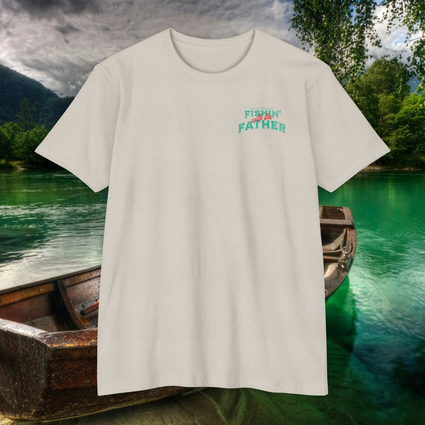 Lord of the Lunkers  Christian Fishing T-Shirt Next Level 6210