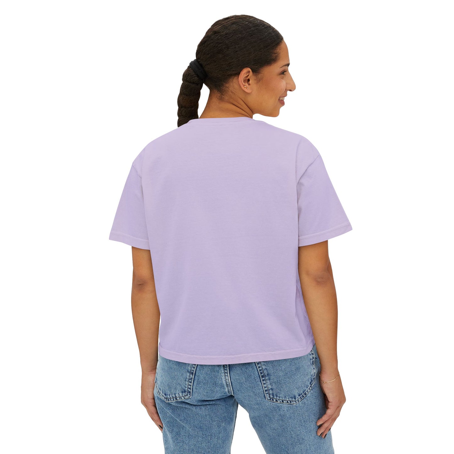 Surf-Inspired Women's Boxy Tee - Perfect for Beach Days, Summer Casual Wear, Christian Gifts, Inspirational Tee, Relaxed Fit T-Shirt