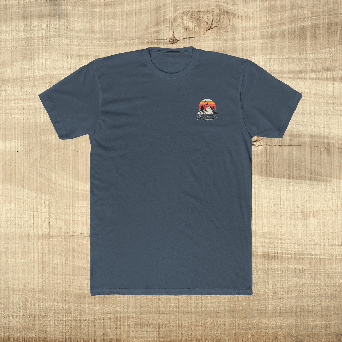 Adventure Awaits Mountain Sunset T-Shirt