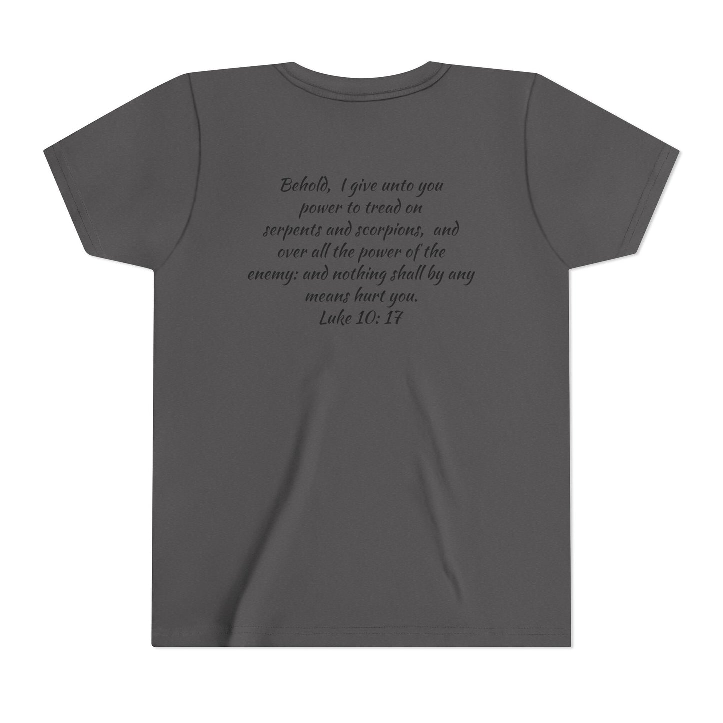 Youth Short Sleeve Tee - Let Me Cook! with Inspirational Bible Verse