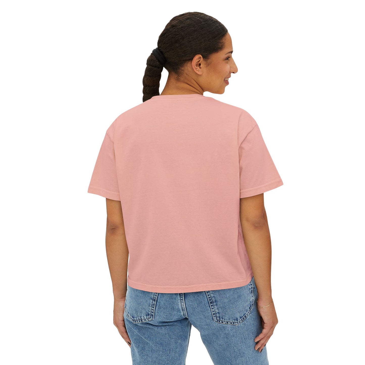 Surf-Inspired Women's Boxy Tee - Perfect for Beach Days, Summer Casual Wear, Christian Gifts, Inspirational Tee, Relaxed Fit T-Shirt