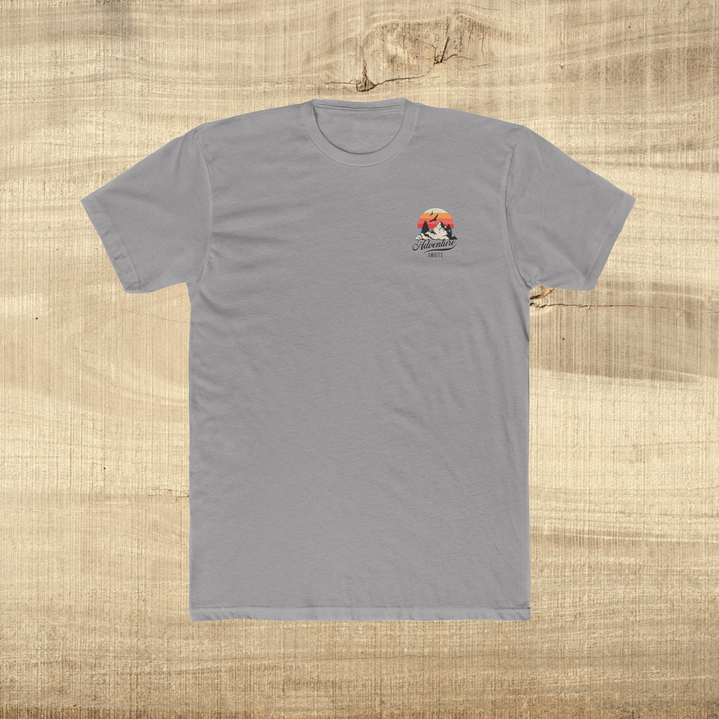 Adventure Awaits Mountain Sunset T-Shirt