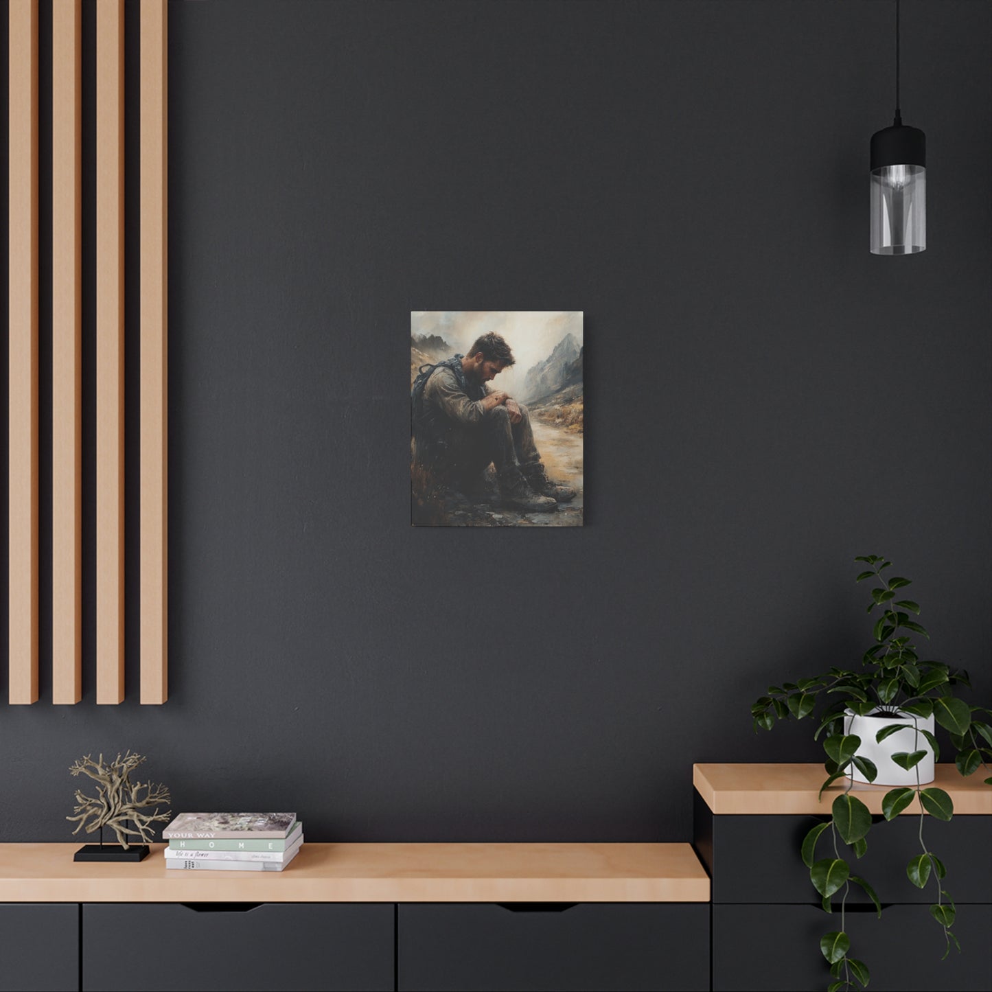 Emotional Matte Canvas Art Print, Scenic Wall Decor, Adventure Lovers Gift, Motivational Home Decoration