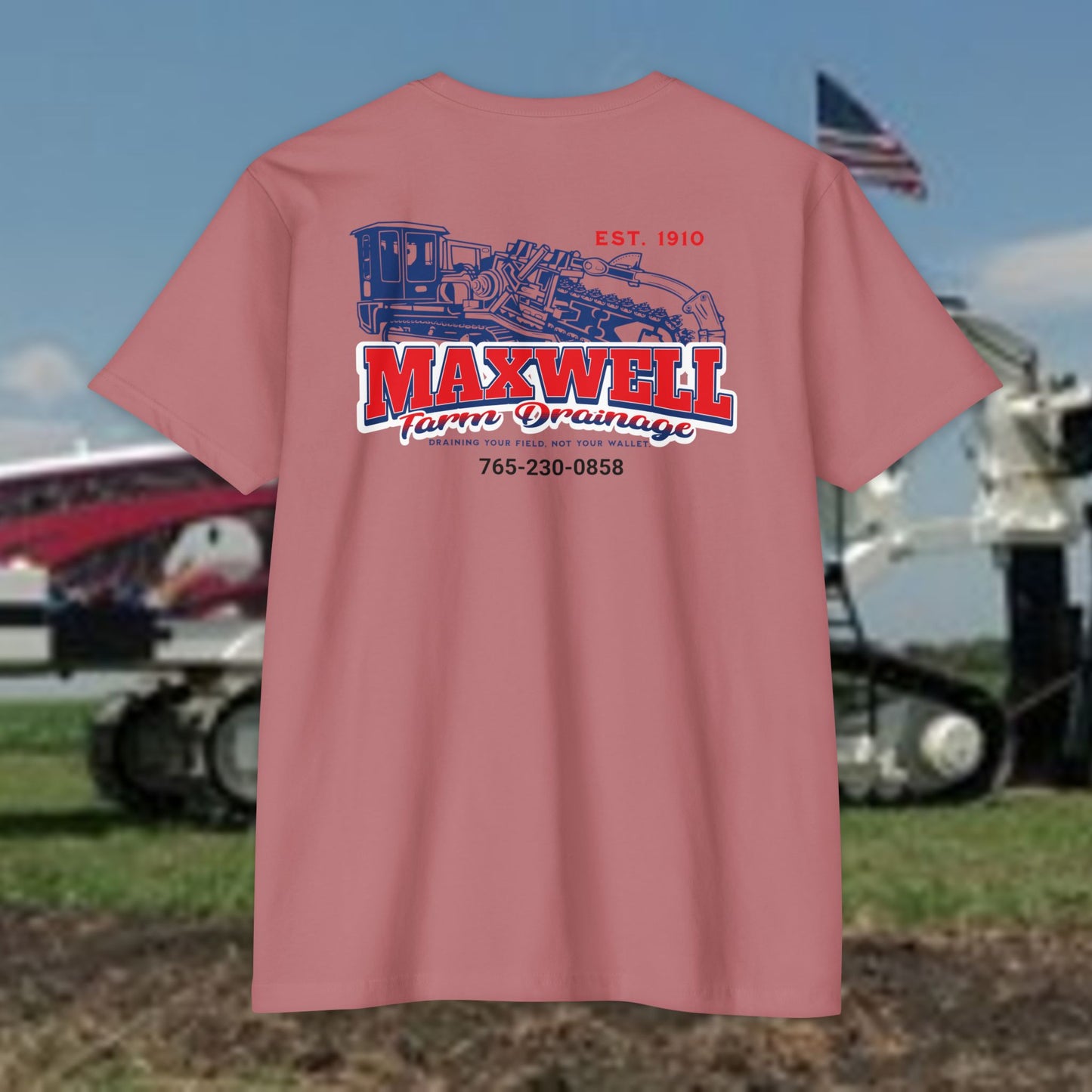 Maxwell Farm Drainage Tee (Next Level 6210)