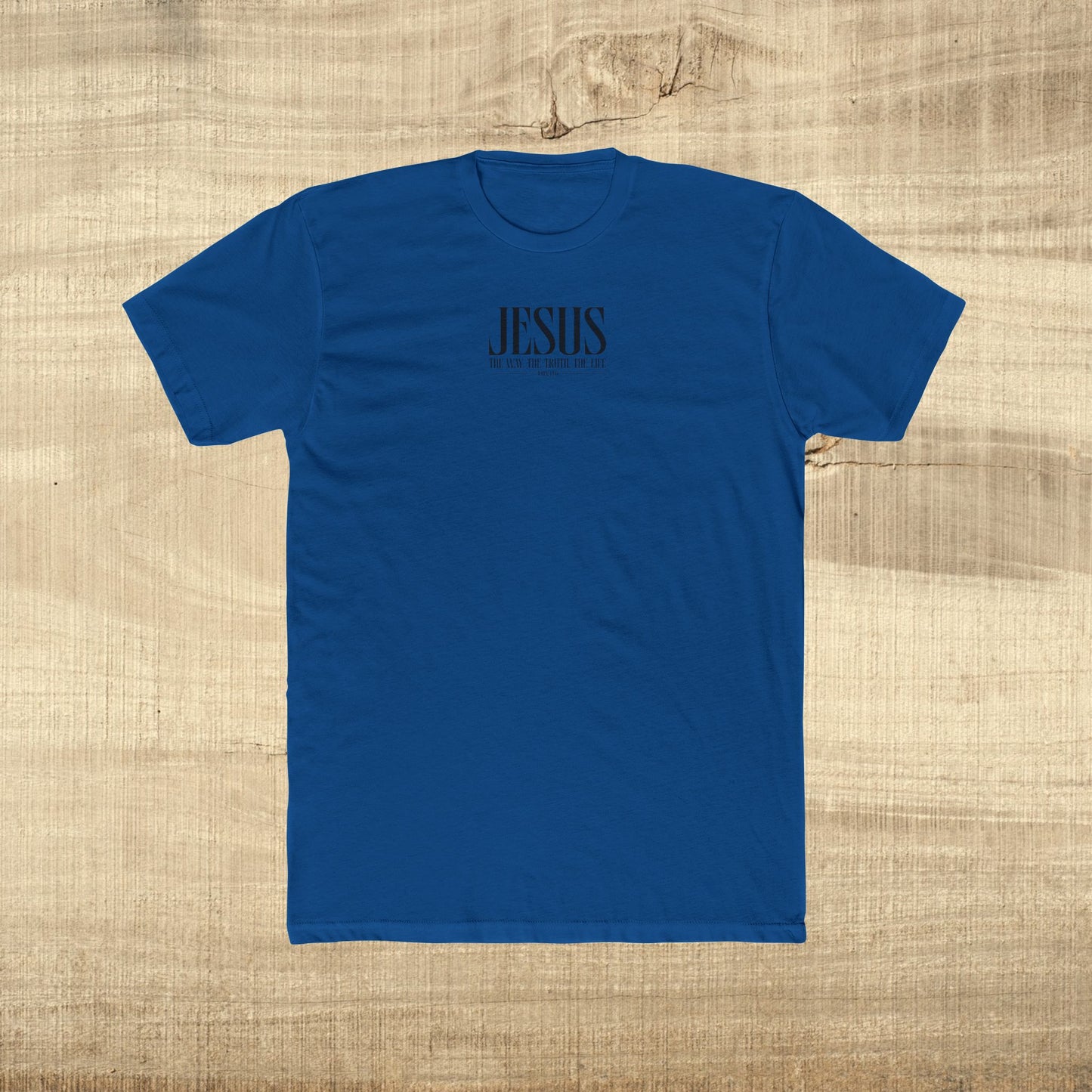Jesus Typography Shirt John 14 6 Next Level 3600 Christian Graphic Tee