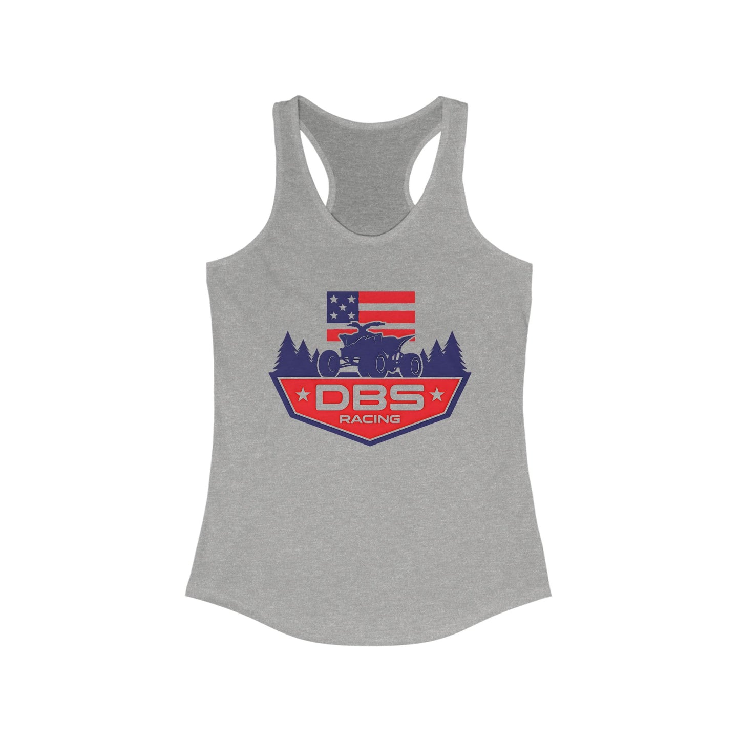 DBS Racing Women’s Tank | Patriotic Quad Life Racerback | Next Level 1533