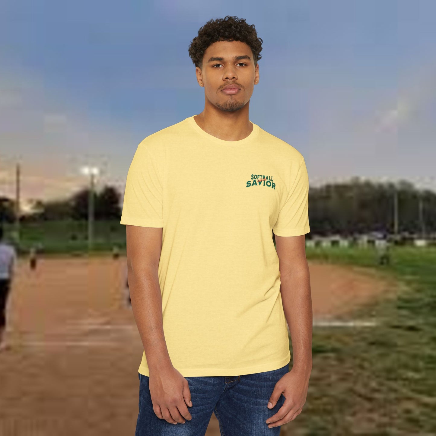 Softball Savior Unisex T-Shirt - Vintage Style Tee for Athletes and Fans