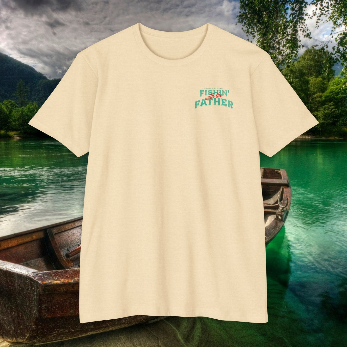 Lord of the Lunkers  Christian Fishing T-Shirt Next Level 6210