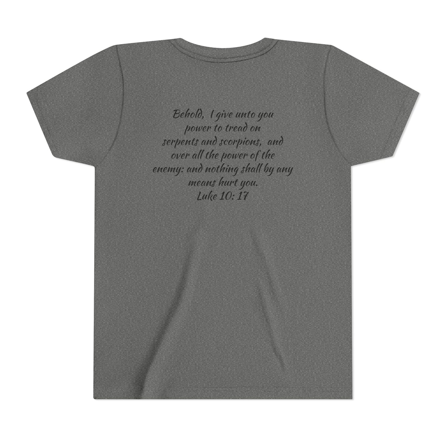 Youth Short Sleeve Tee - Let Me Cook! with Inspirational Bible Verse