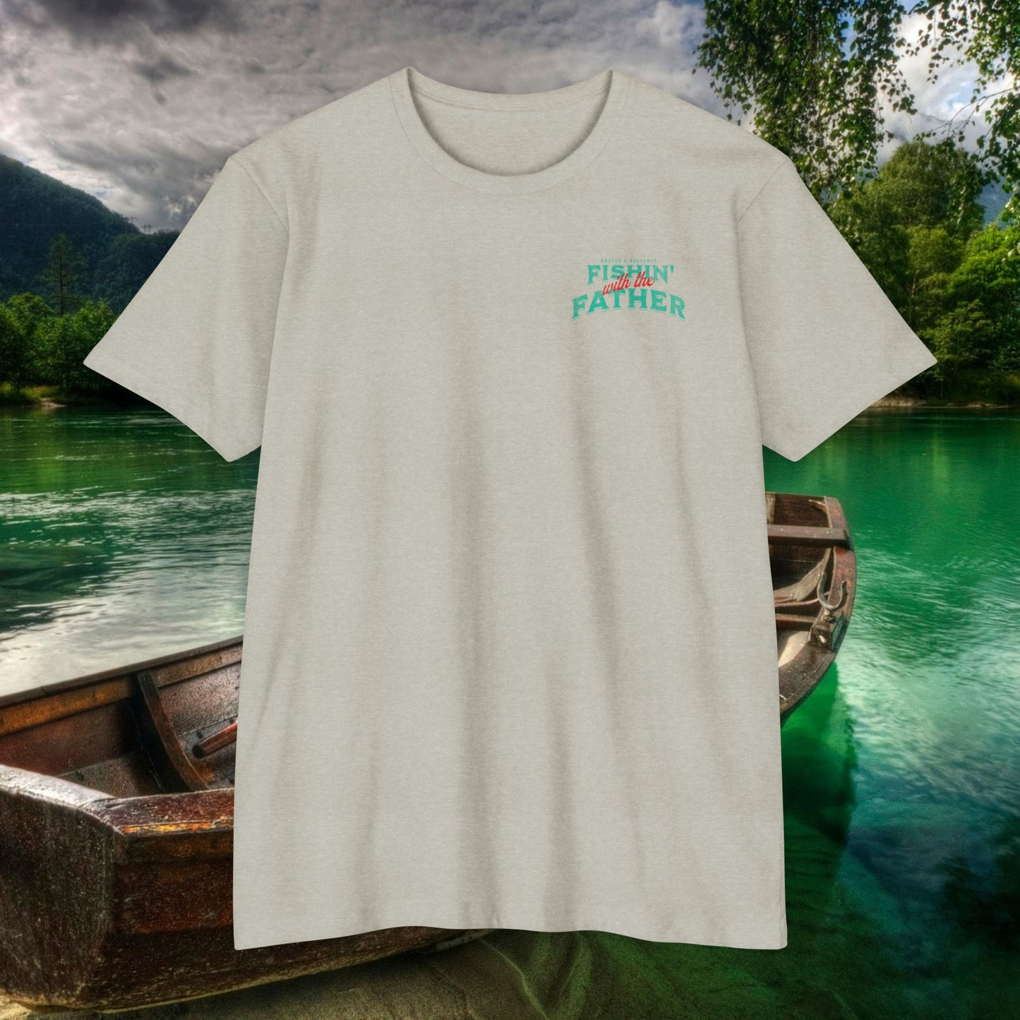 Lord of the Lunkers  Christian Fishing T-Shirt Next Level 6210