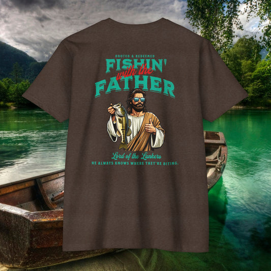 Lord of the Lunkers  Christian Fishing T-Shirt Next Level 6210