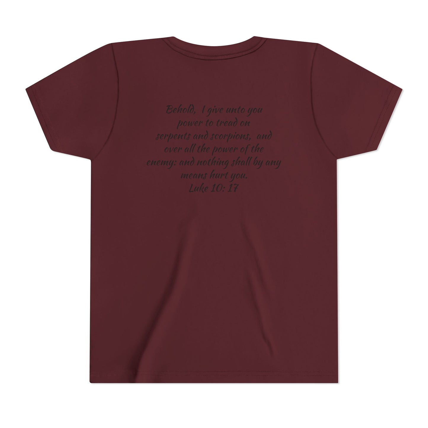 Youth Short Sleeve Tee - Let Me Cook! with Inspirational Bible Verse