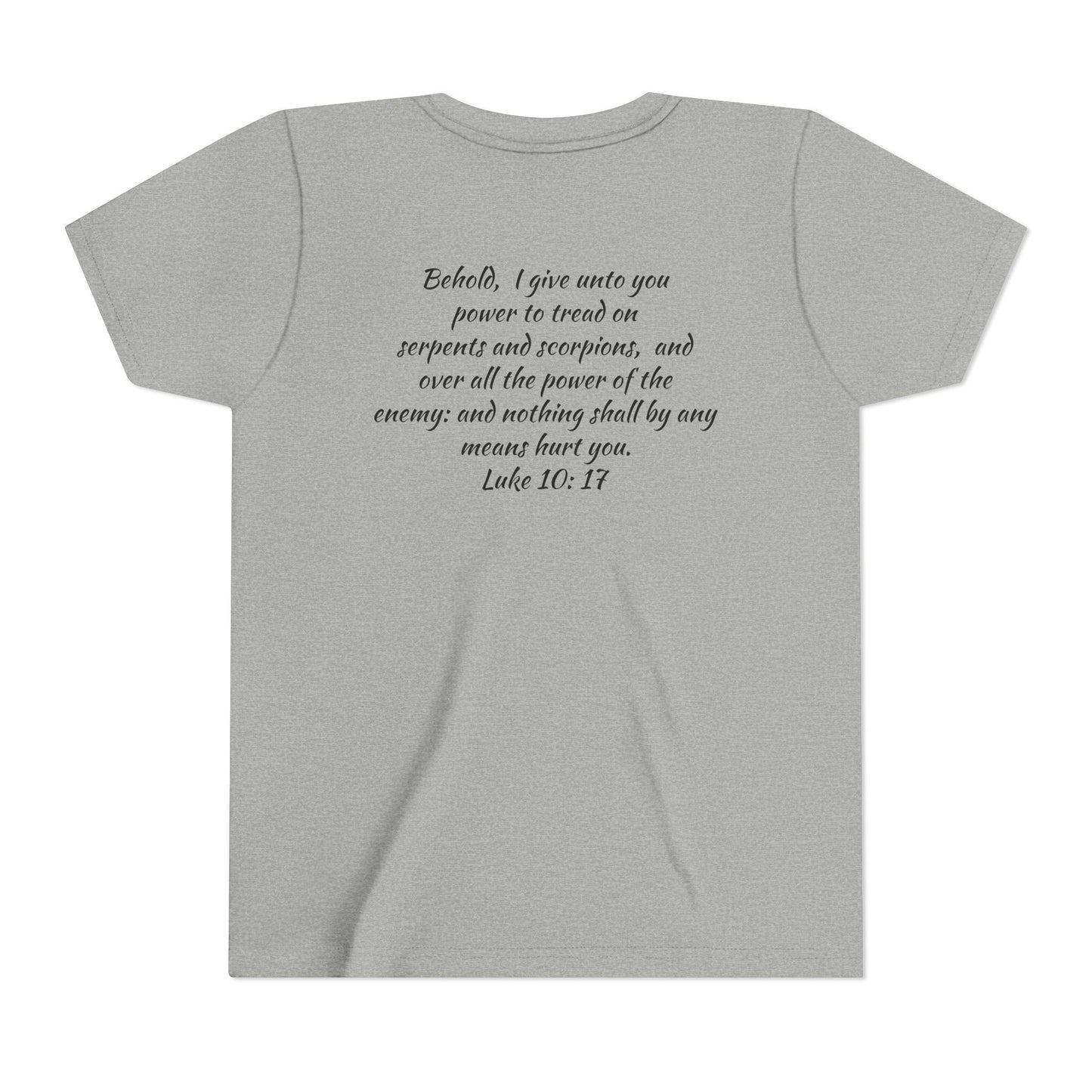 Youth Short Sleeve Tee - Let Me Cook! with Inspirational Bible Verse