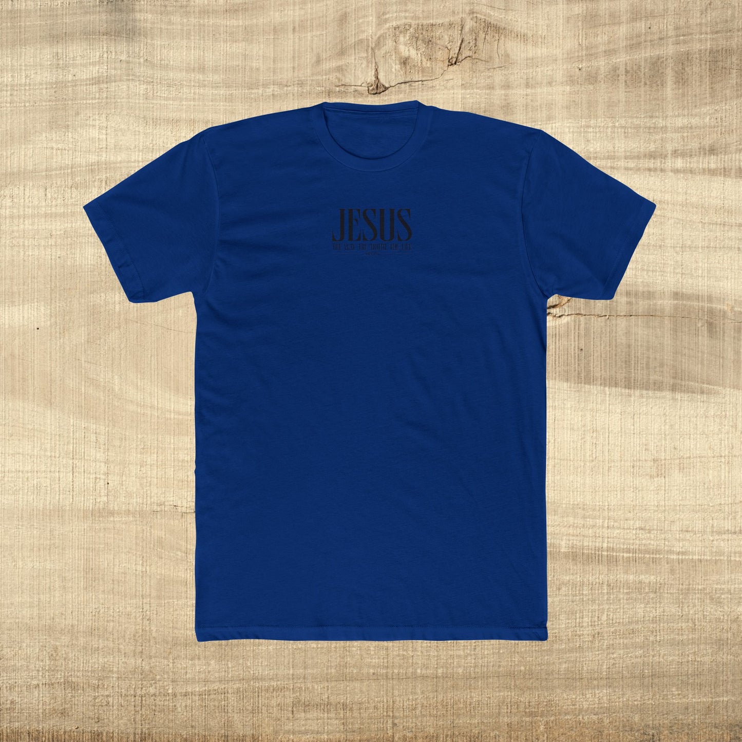 Jesus Typography Shirt John 14 6 Next Level 3600 Christian Graphic Tee