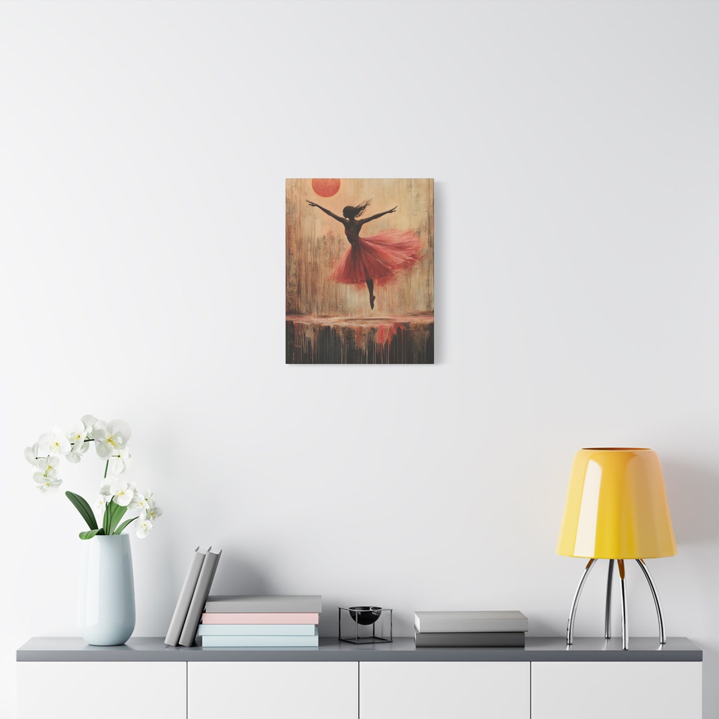 Elegant Ballerina Canvas Art, Dance Wall Decor, Perfect for Home or Studio, Gift for Dancers, Ballet Lover's Art Piece, Unique Dance Gift