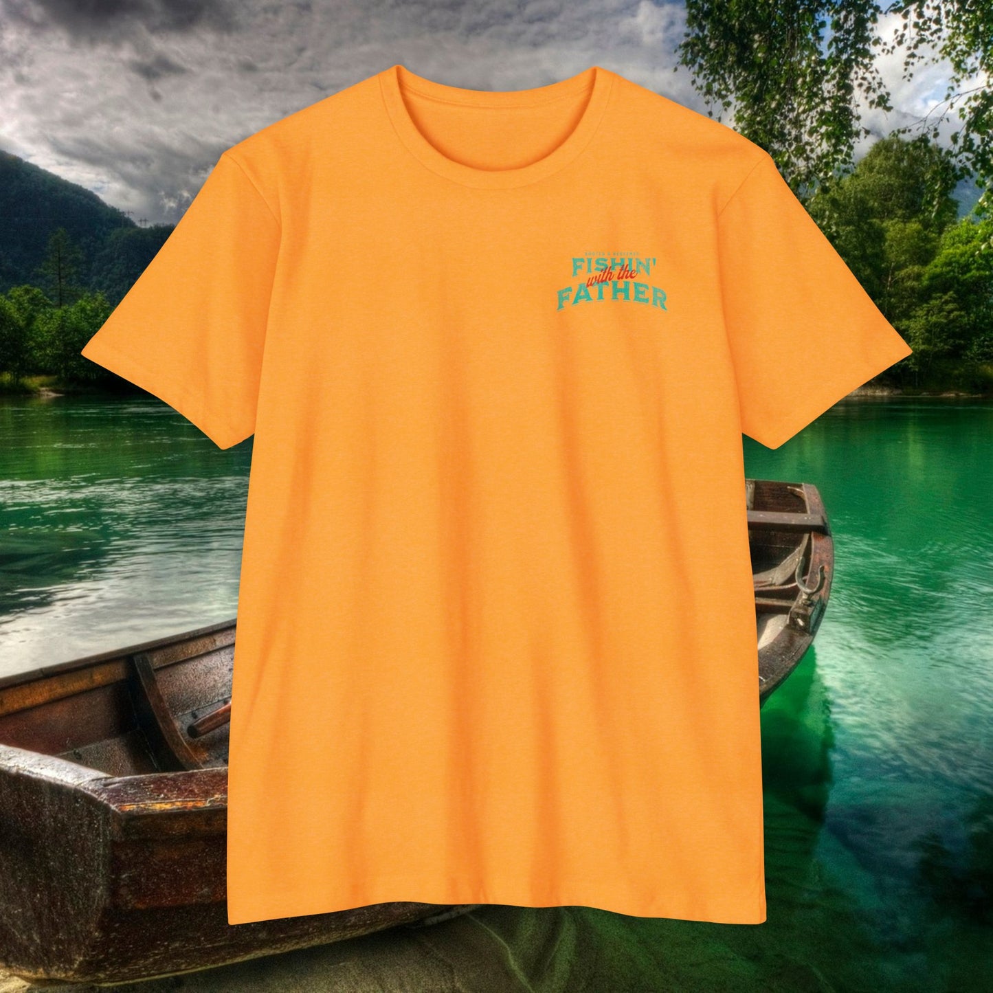 Lord of the Lunkers  Christian Fishing T-Shirt Next Level 6210
