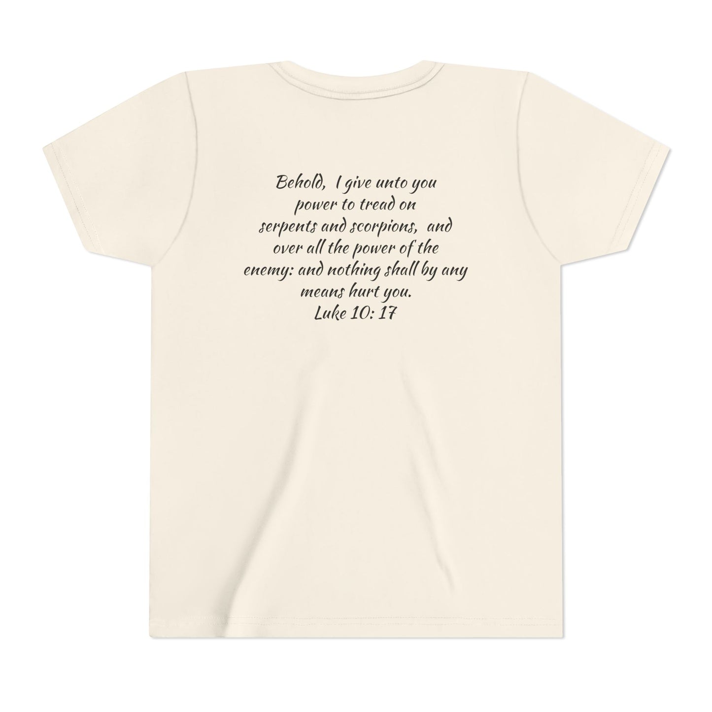 Youth Short Sleeve Tee - Let Me Cook! with Inspirational Bible Verse