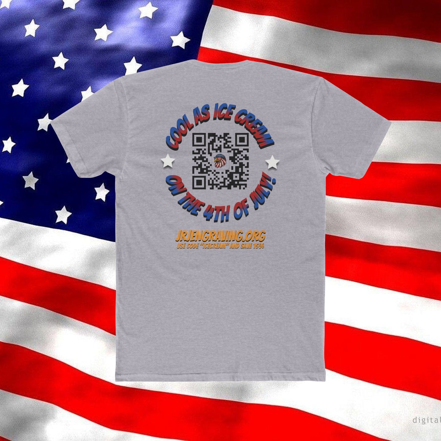 Cool as Ice Cream β 4th of July Promo Tee