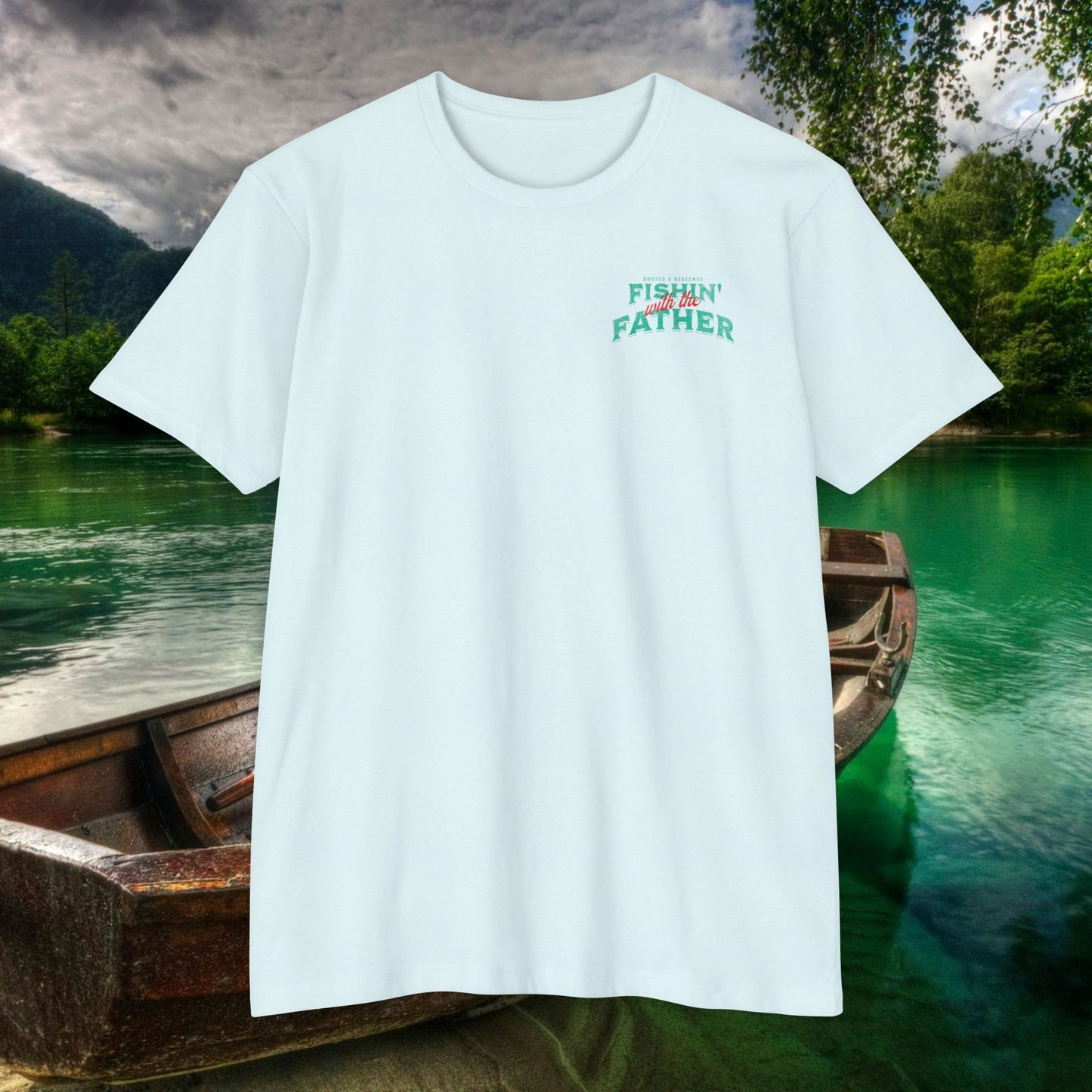 Lord of the Lunkers  Christian Fishing T-Shirt Next Level 6210
