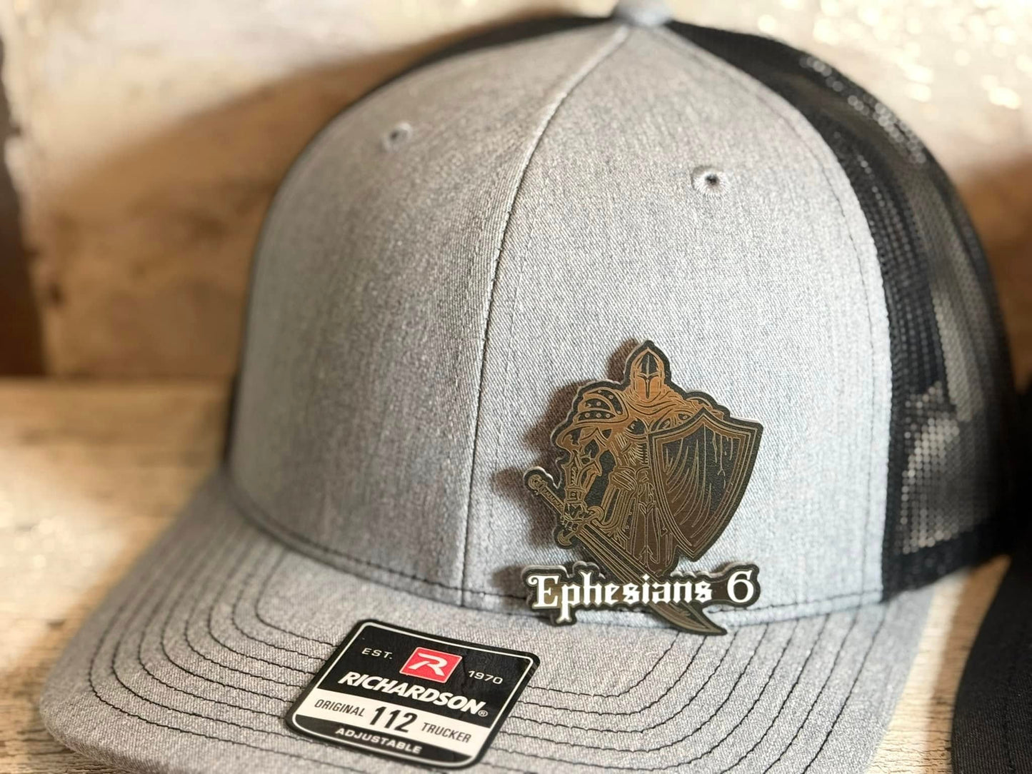 Faith-based pre-made patches Leather/Acrylic