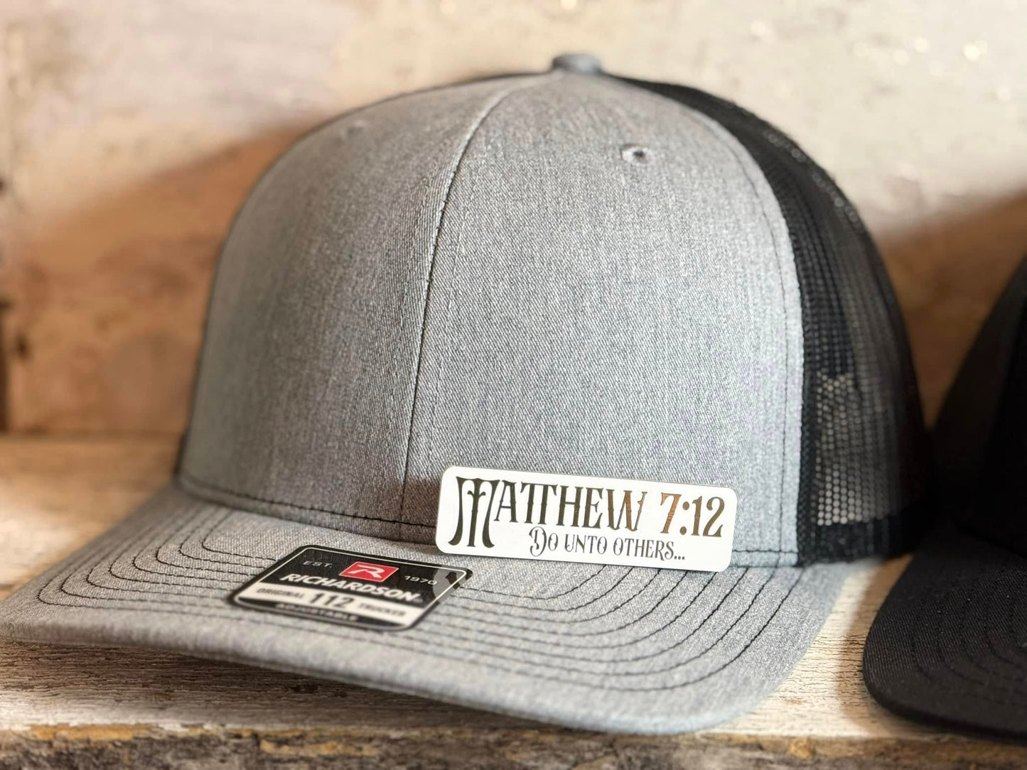 Faith-based pre-made patches Leather/Acrylic