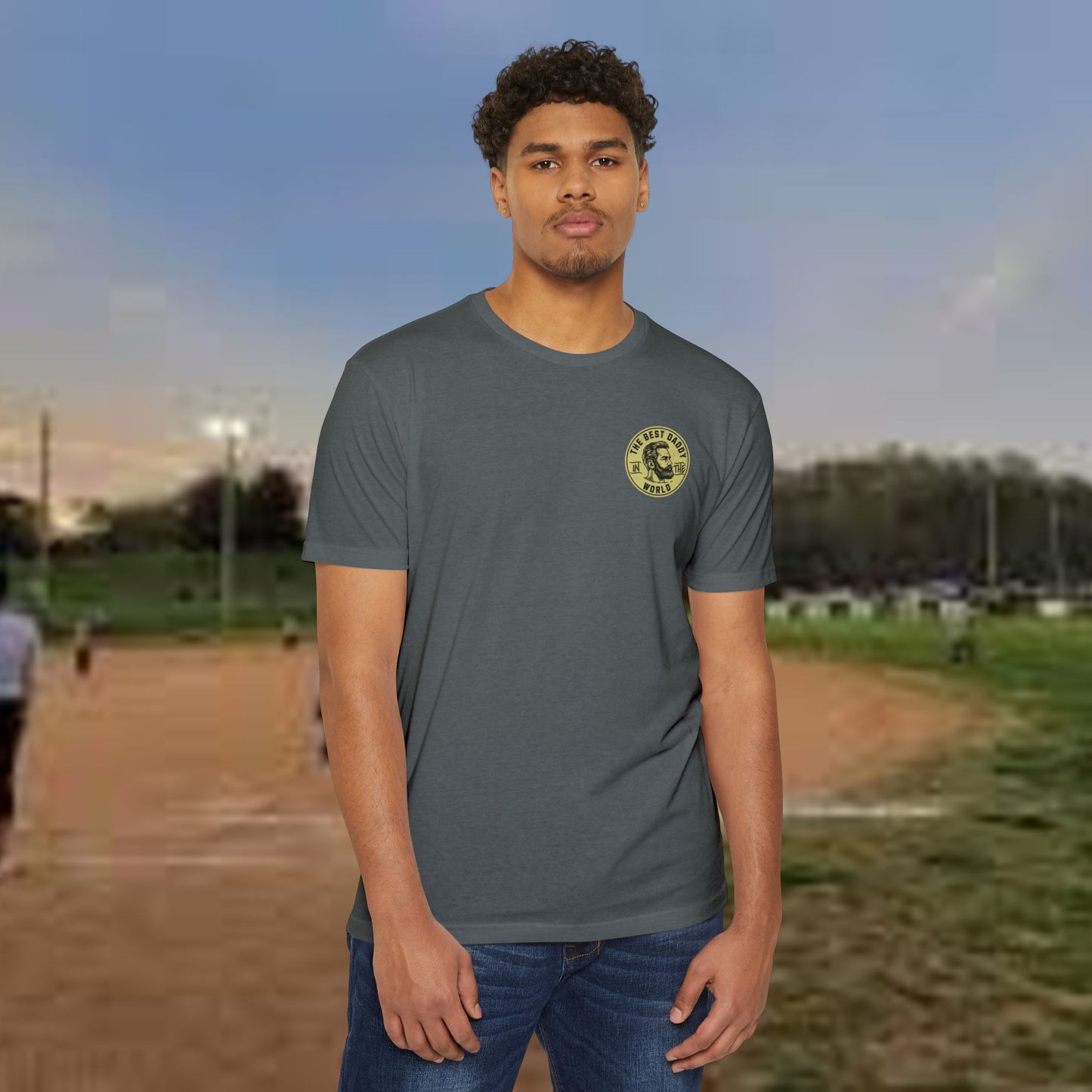 "The Best Daddy in the World" Vintage Graphic Tee – Next Level 6210