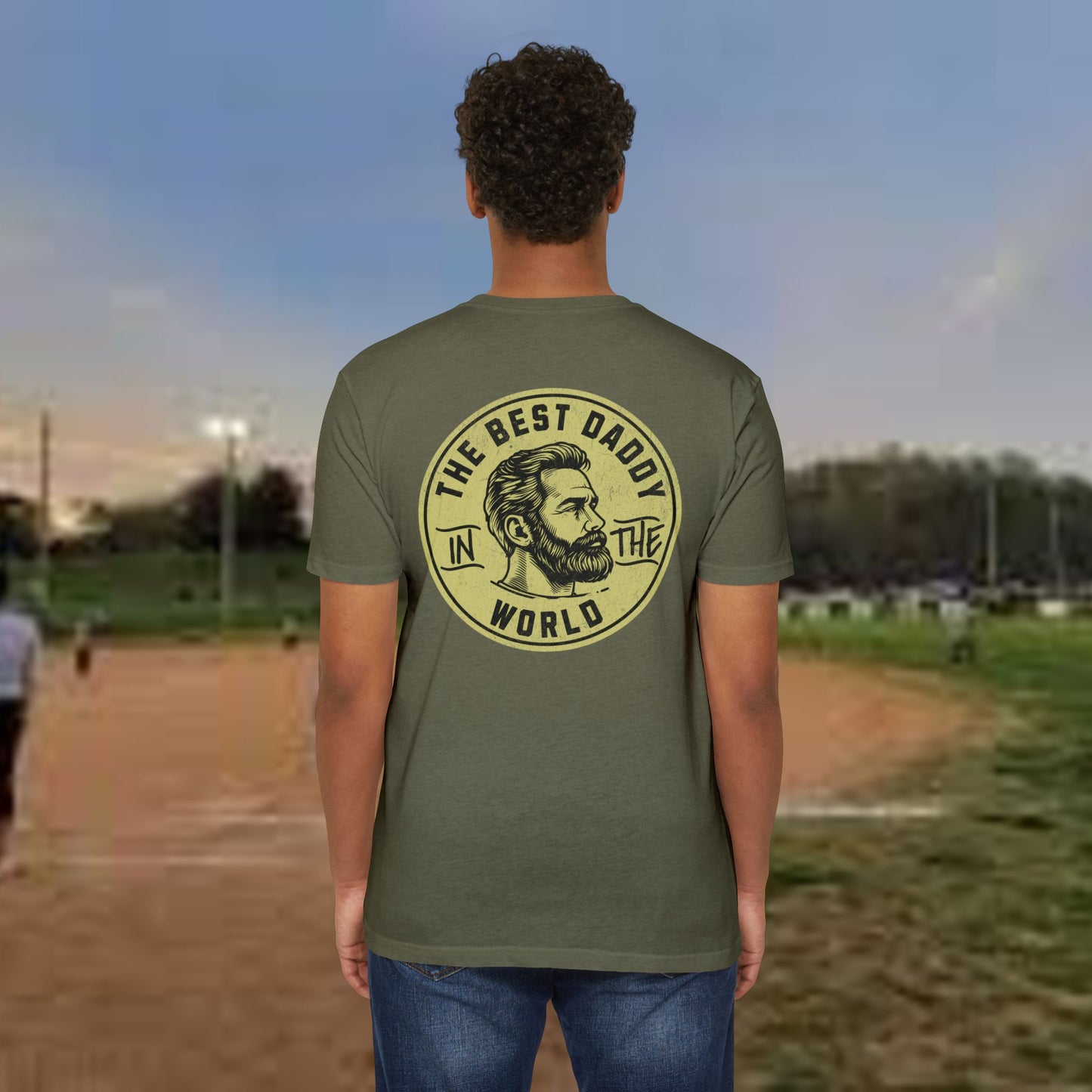 "The Best Daddy in the World" Vintage Graphic Tee – Next Level 6210