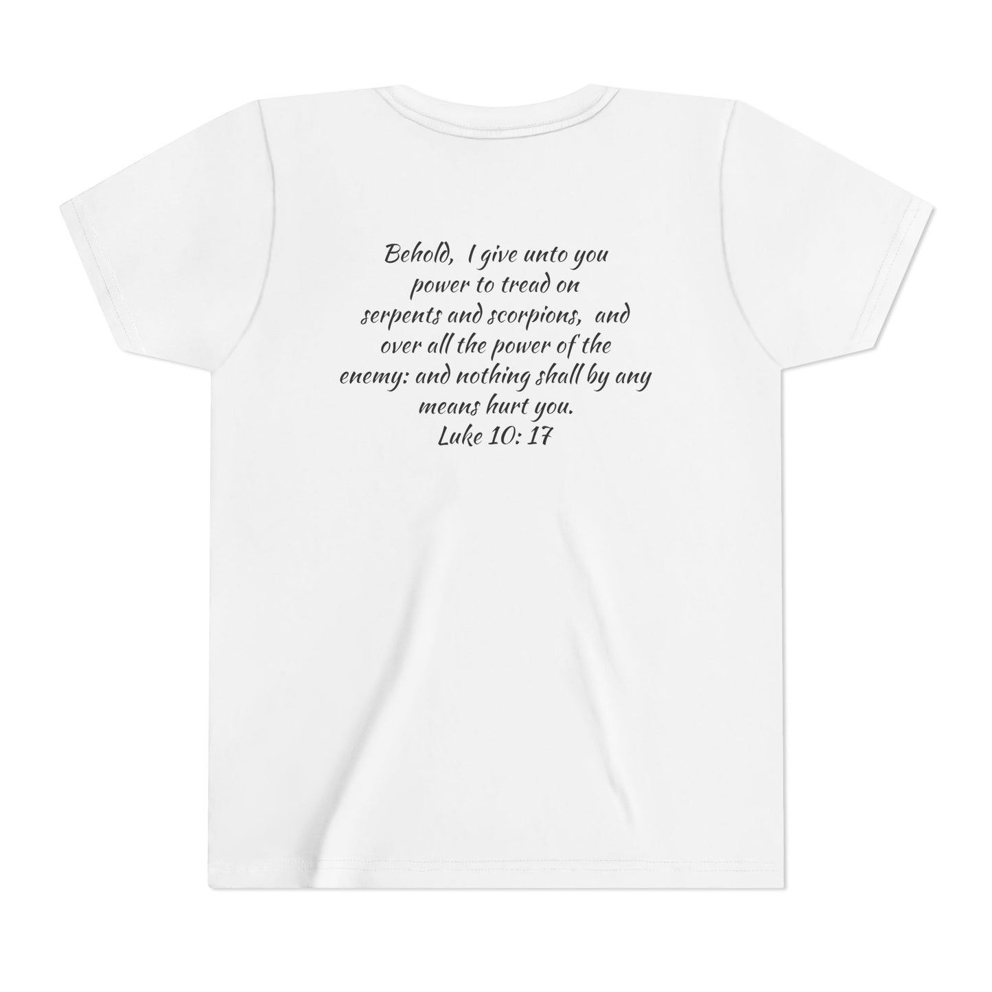Youth Short Sleeve Tee - Let Me Cook! with Inspirational Bible Verse