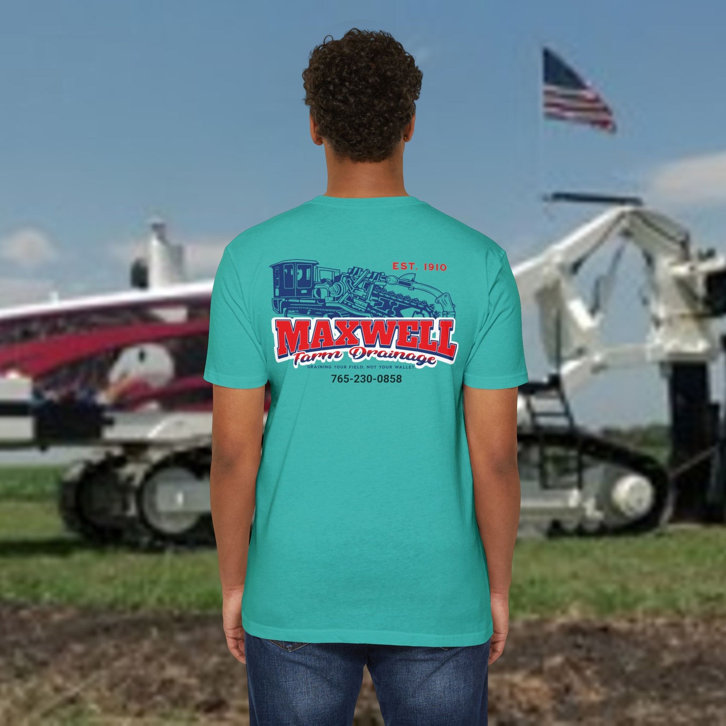 Maxwell Farm Drainage Tee (Next Level 6210)