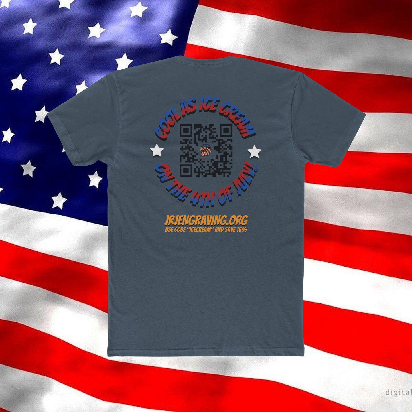 Cool as Ice Cream β 4th of July Promo Tee
