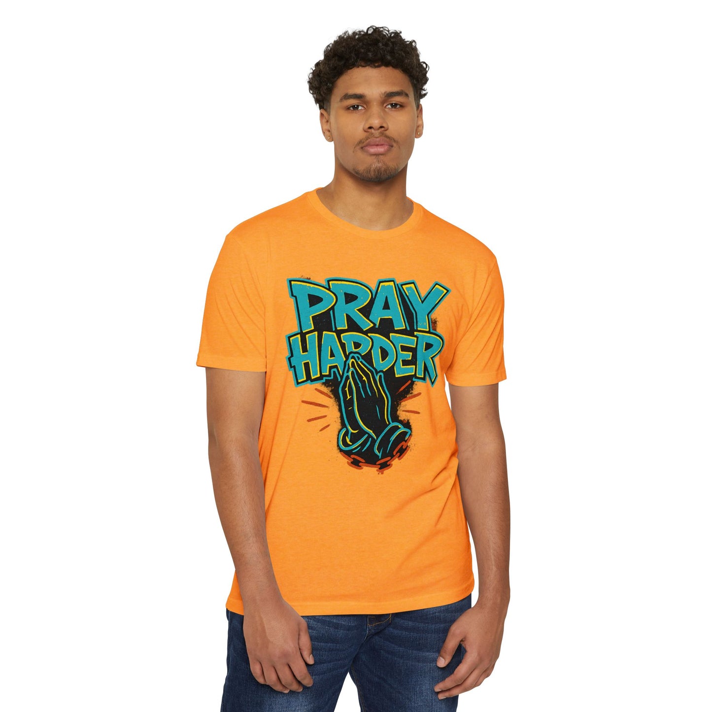 Praying Hands T-shirt, Spiritual Tee, Prayer Shirt, Unisex Graphic Tee, Gift for Believers, Casual Wear, Faith-Based Apparel