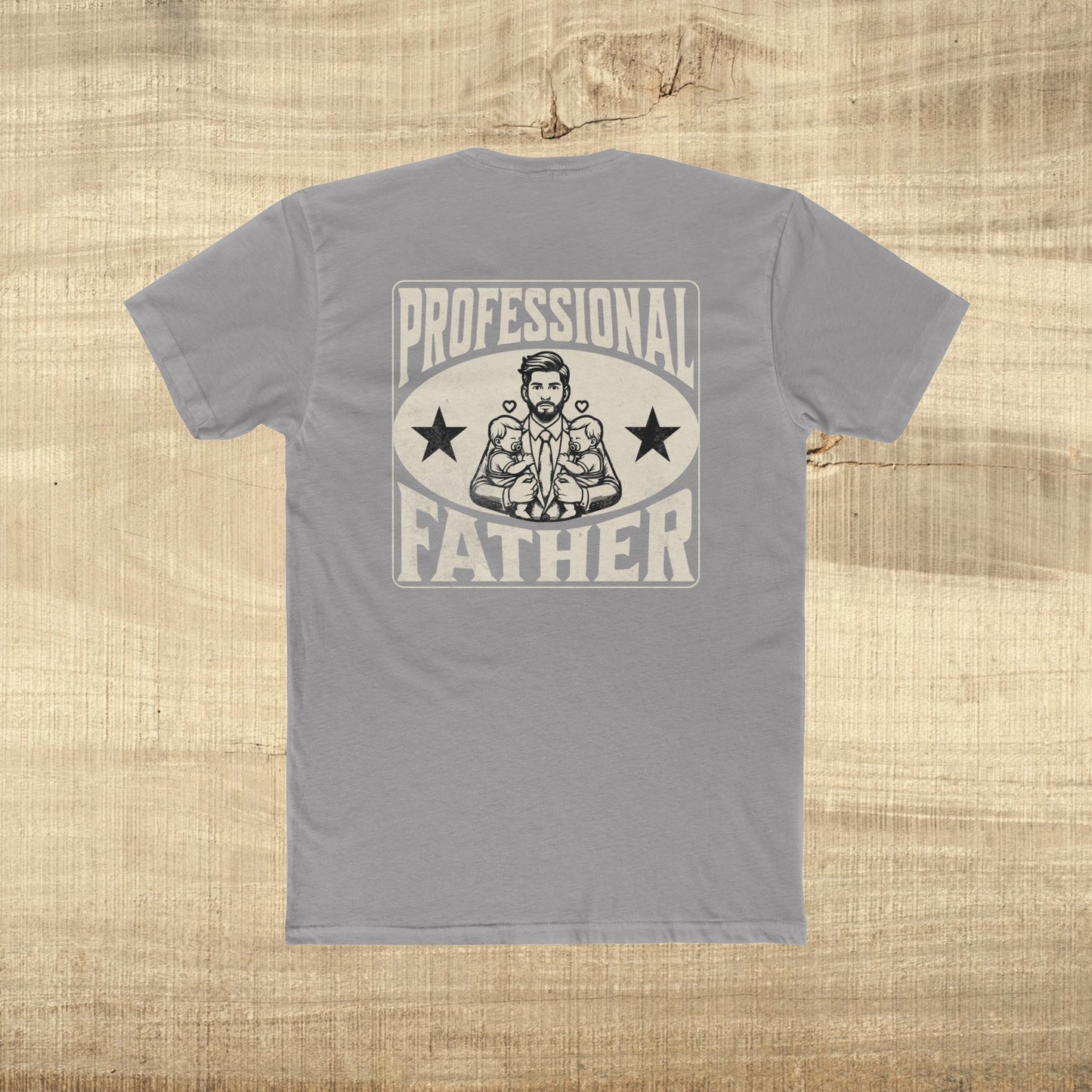 Professional Father Shirt Funny Dad Gift Fathers Day T Shirt for Him Vintage Strong Dad Graphic Tee