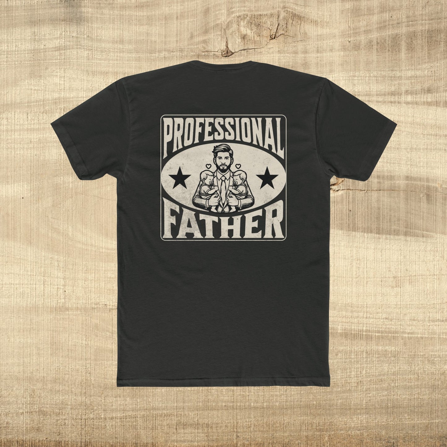 Professional Father Shirt Funny Dad Gift Fathers Day T Shirt for Him Vintage Strong Dad Graphic Tee