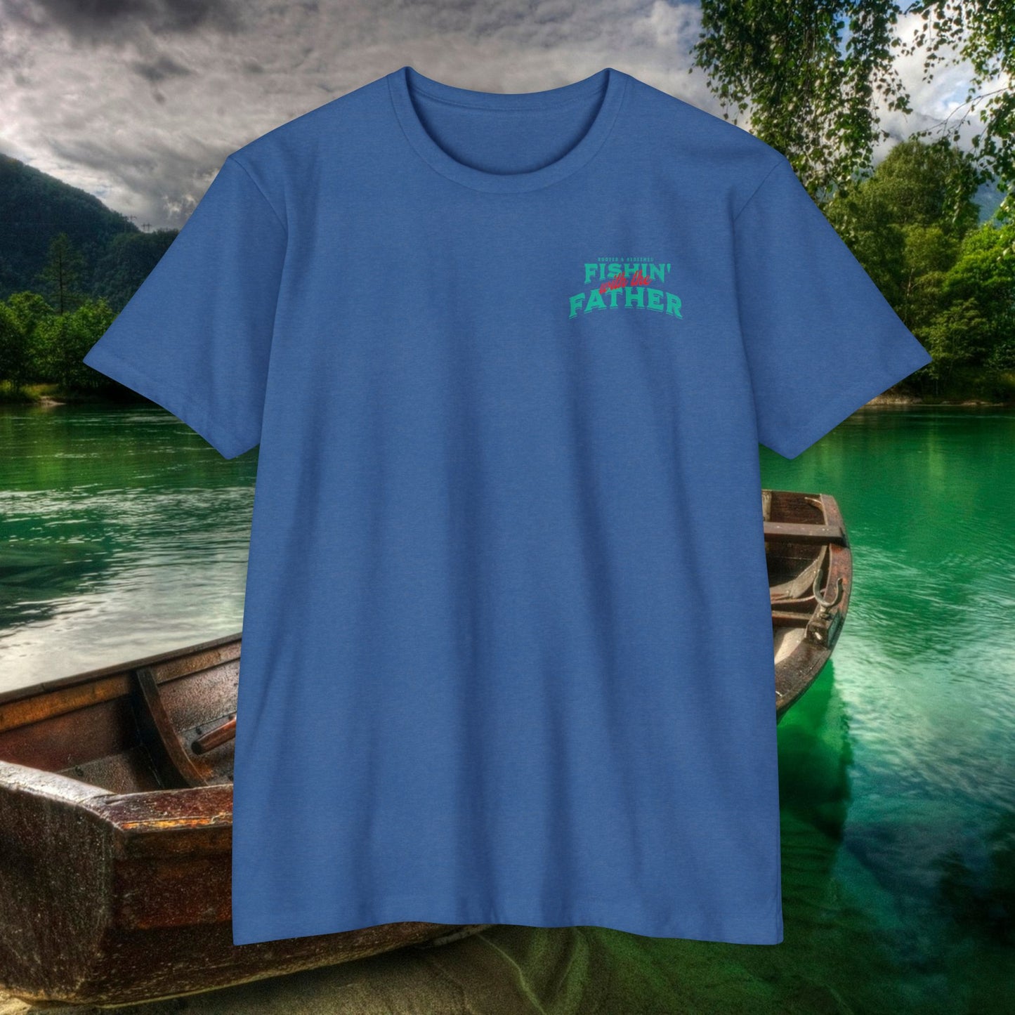 Lord of the Lunkers  Christian Fishing T-Shirt Next Level 6210