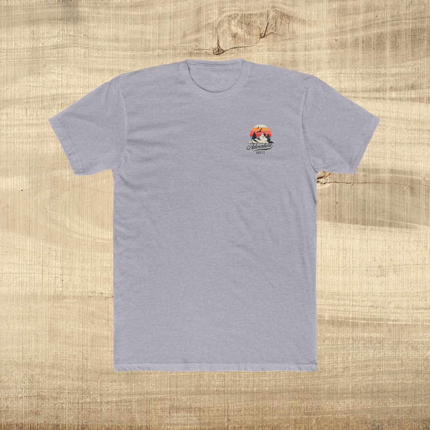 Adventure Awaits Mountain Sunset T-Shirt