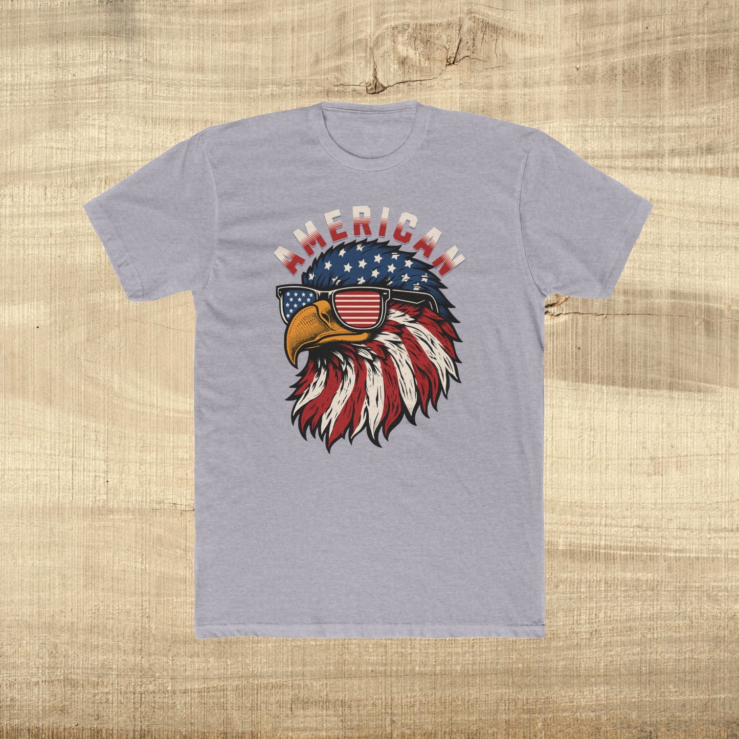 Patriotic Eagle American Flag Sunglasses T-Shirt