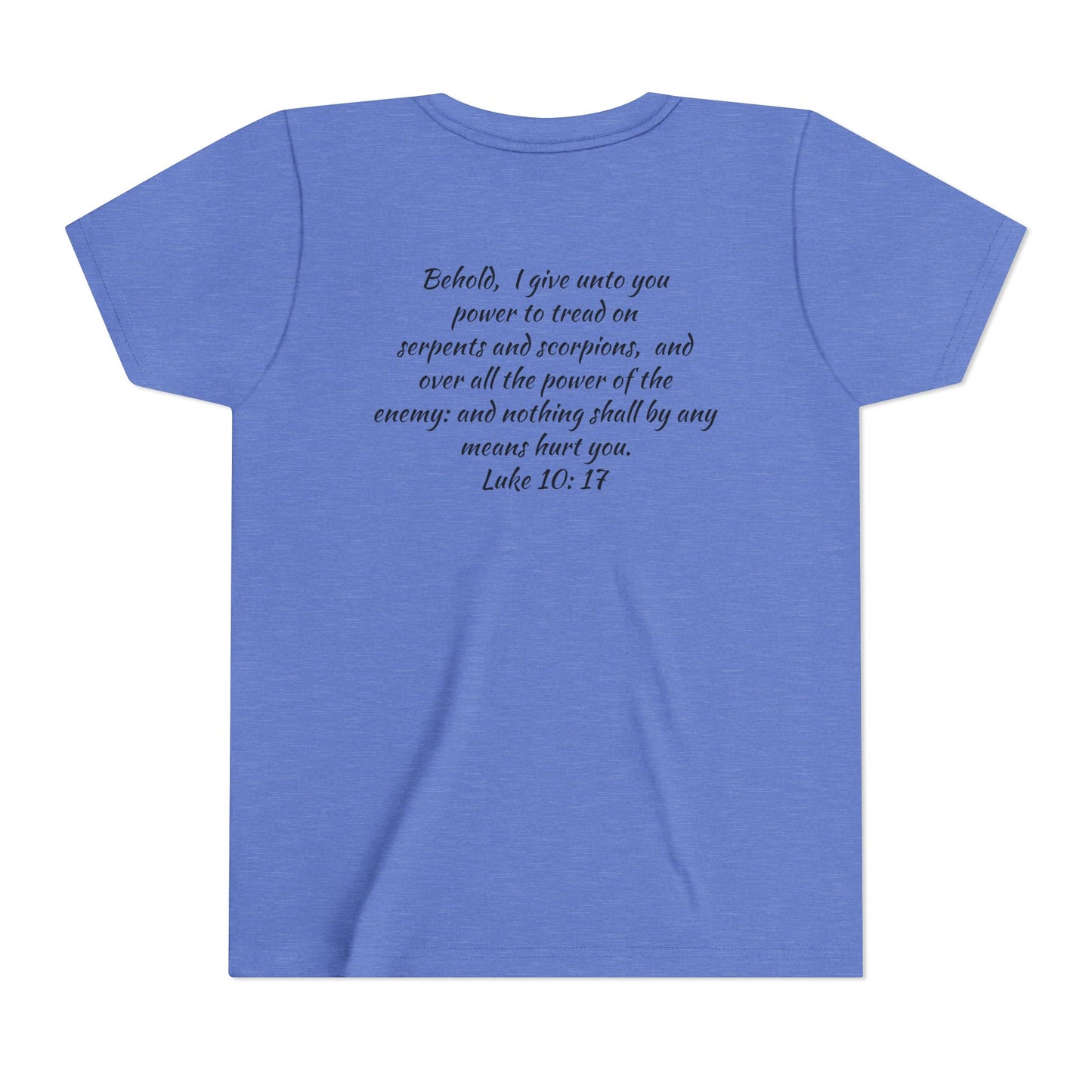 Youth Short Sleeve Tee - Let Me Cook! with Inspirational Bible Verse