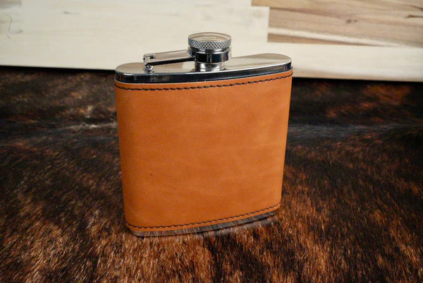 6oz. Hip Flasks: Heritage Collection Premium Leatherette