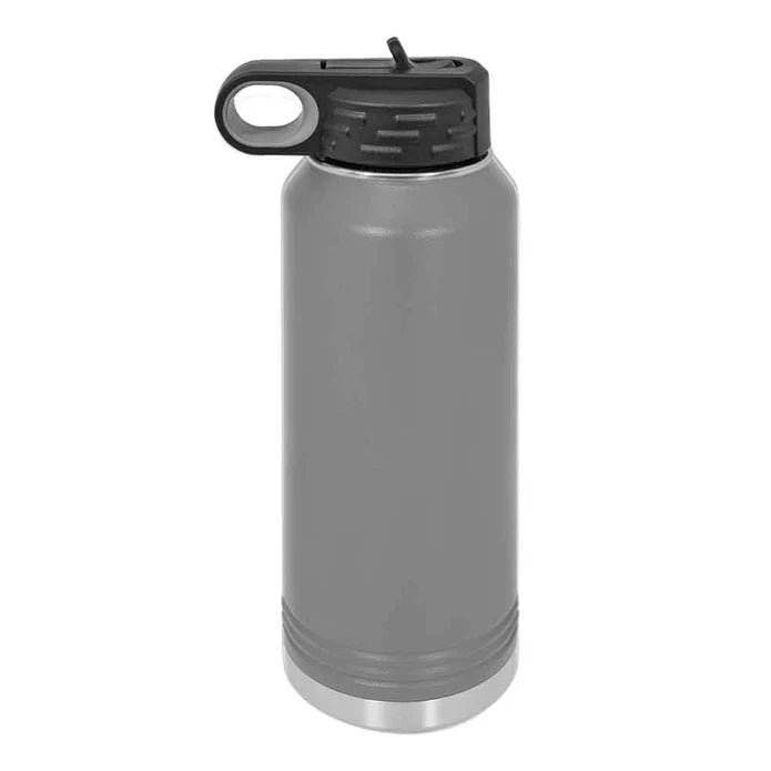 Personalized 32 oz Stainless Steel Powder Coated Insulated Sport Water Bottle Polar Camel