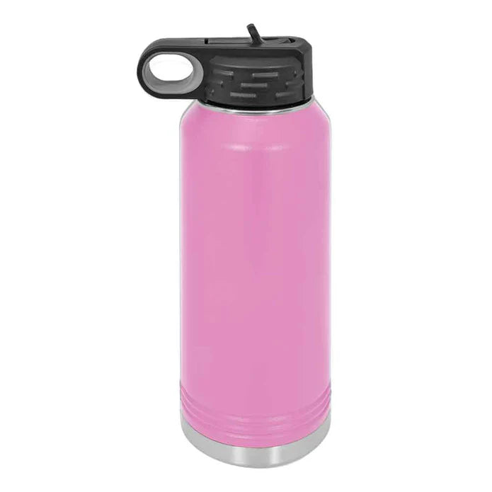Personalized 32 oz Stainless Steel Powder Coated Insulated Sport Water Bottle Polar Camel
