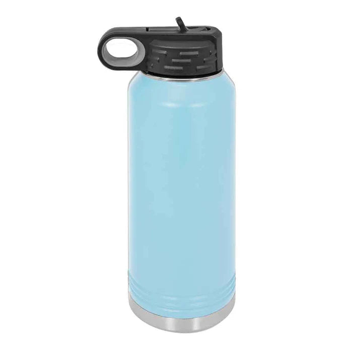 Personalized 32 oz Stainless Steel Powder Coated Insulated Sport Water Bottle Polar Camel
