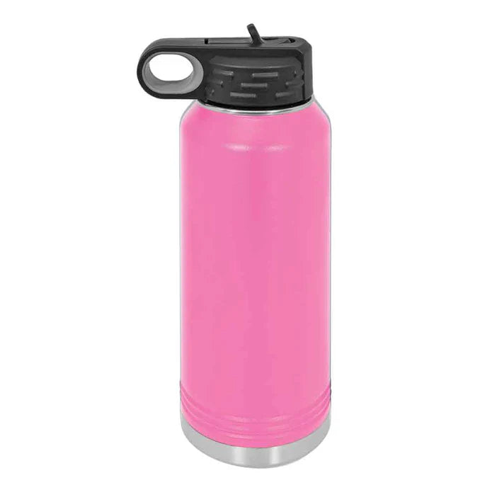 Personalized 32 oz Stainless Steel Powder Coated Insulated Sport Water Bottle Polar Camel
