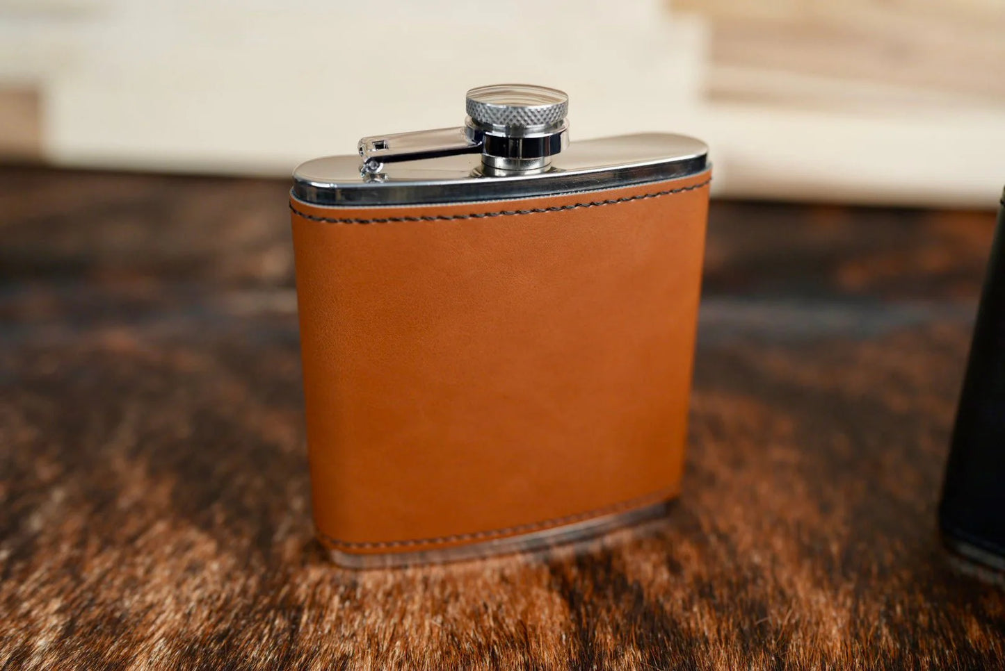 6oz. Hip Flasks: Heritage Collection Premium Leatherette