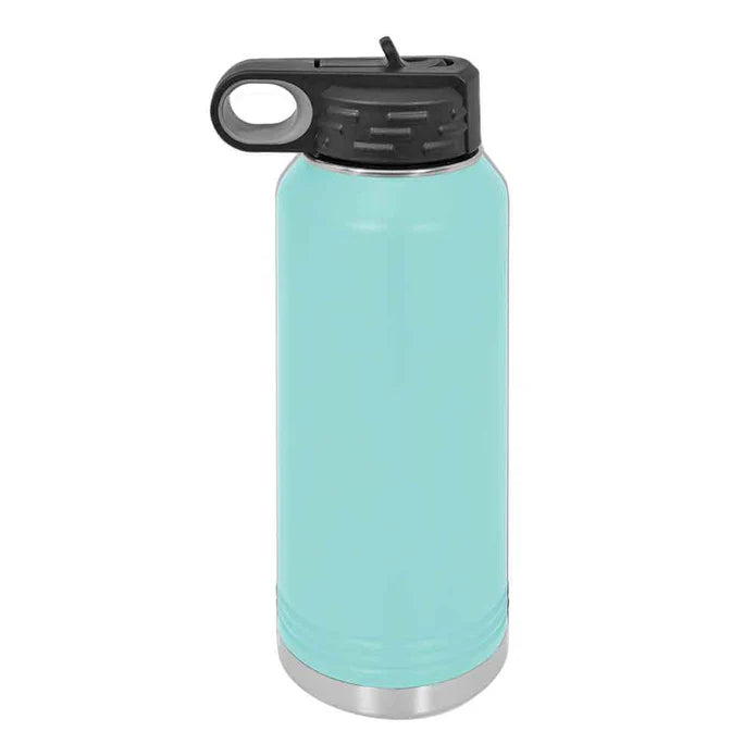 Personalized 32 oz Stainless Steel Powder Coated Insulated Sport Water Bottle Polar Camel