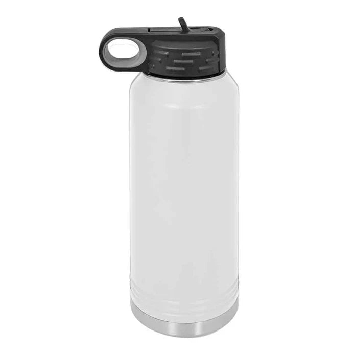 Personalized 32 oz Stainless Steel Powder Coated Insulated Sport Water Bottle Polar Camel